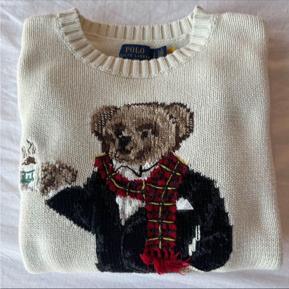 Polo Ralph Lauren Bear Sweater | women’s size small | NWOT